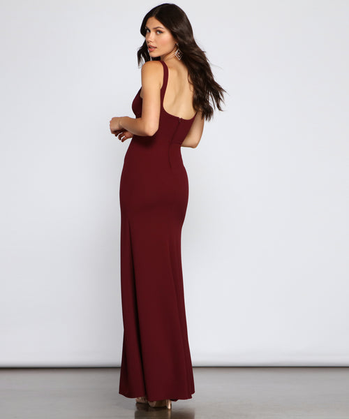 Layla Sleeveless High-Slit Formal Dress & Windsor