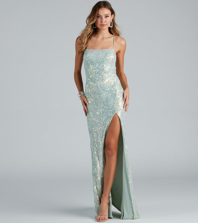 Shay Formal Lurex Glitter Dress