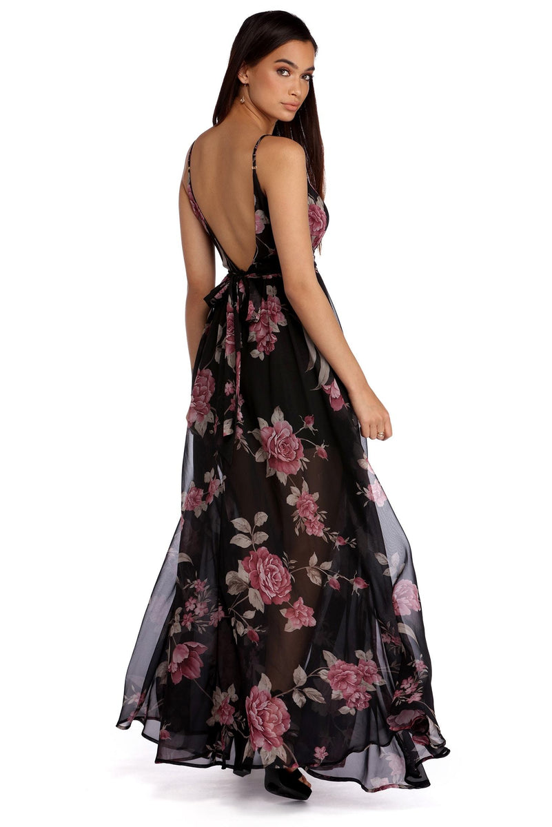 Valentina Chiffon Floral Dress & Windsor
