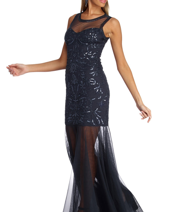 Cecilia Formal Sequin Mermaid Dress & Windsor