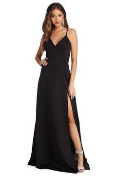 avianna formal high slit dress