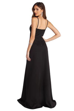 avianna formal high slit dress