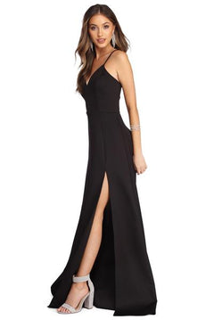 avianna formal high slit dress