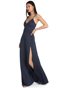 avianna formal high slit dress