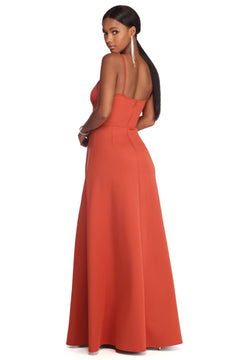 avianna formal high slit dress