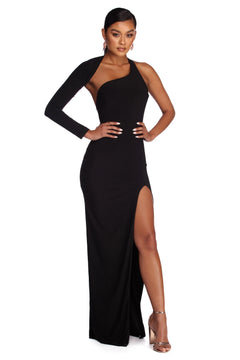 sienna formal one shoulder dress