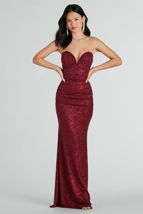 Red Prom Dresses, Red Sequin to Red Satin Gowns & More