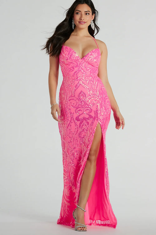 Celina Glitter Knit Mermaid Dress | Windsor