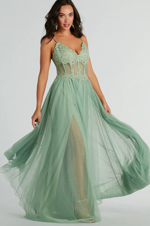 Corset Top Prom Dresses, Bustier & Corset Prom Dresses