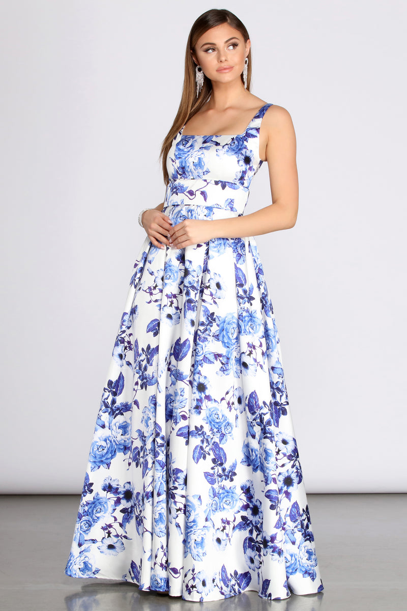 macys dress floral