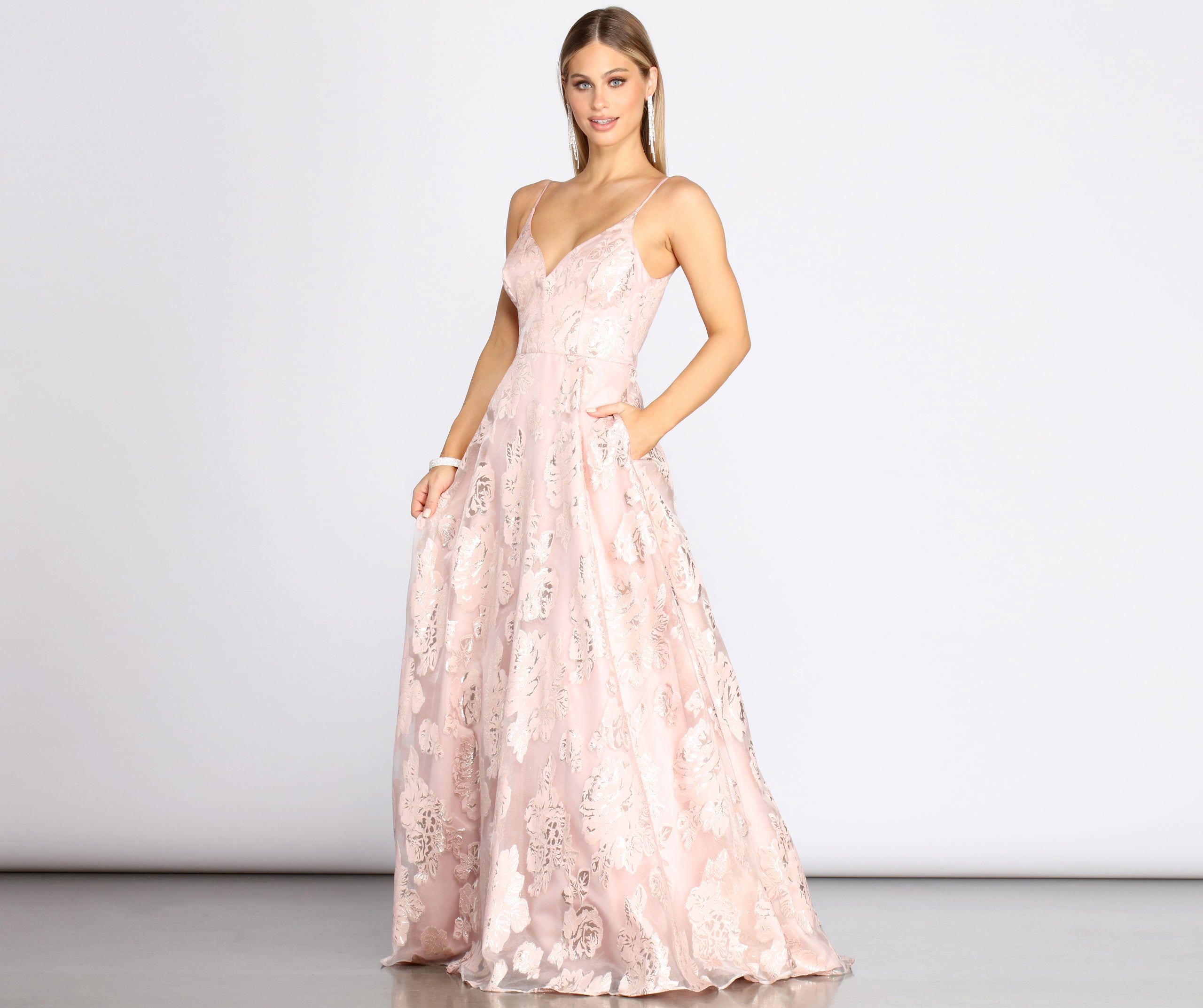 organza ball gown