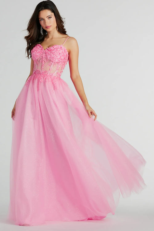 Pink Prom Dresses, Light Pink, Fuchsia, Magenta, & More