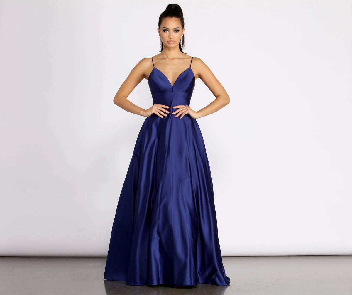 Mary-Kate Satin Ball Gown & Windsor