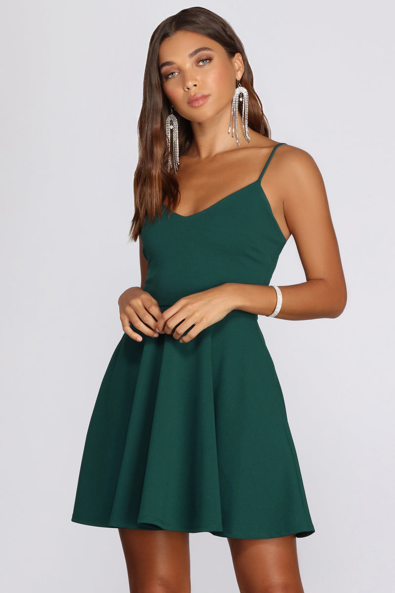 h&m pleated long dress