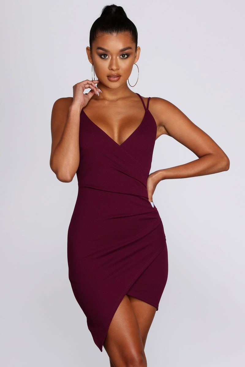 burgundy dress in stores