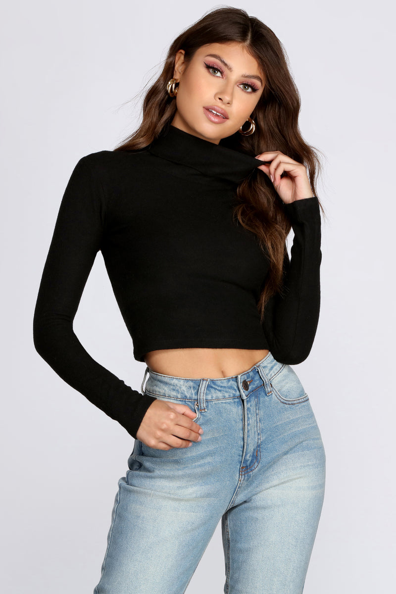 turtleneck tank top outfit