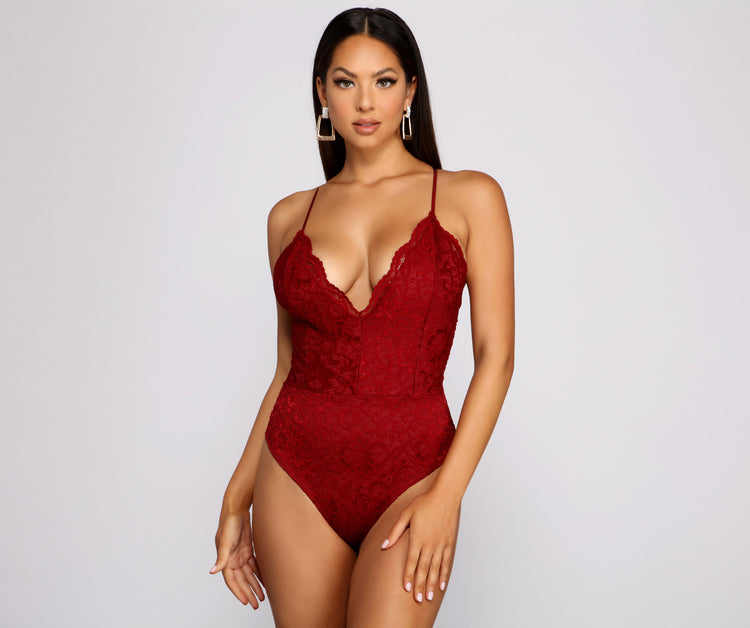 Adore Me Lace Bodysuit And Windsor 
