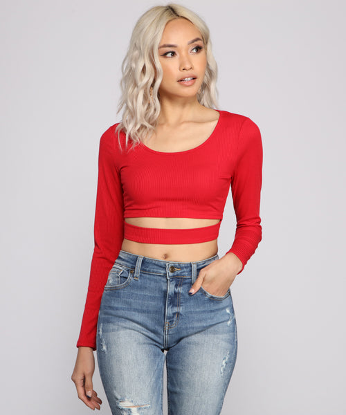 Cut To The Chase Crop Top & Windsor