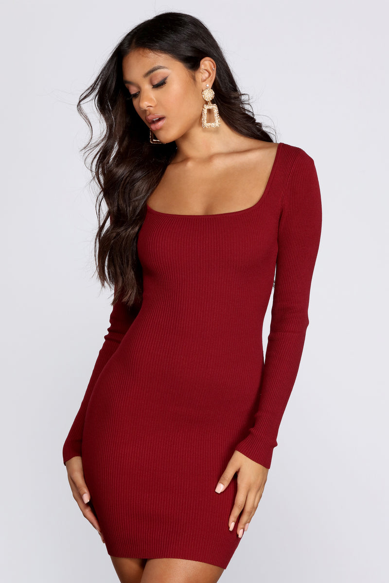 All About Knit Sweater Dress – Windsor