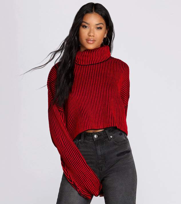 Throw It Back Ribbed Sweater & Windsor
