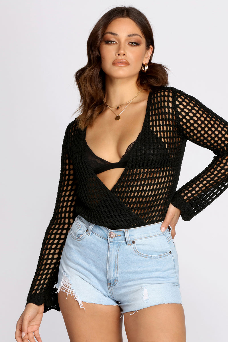 bell sleeve bodysuit