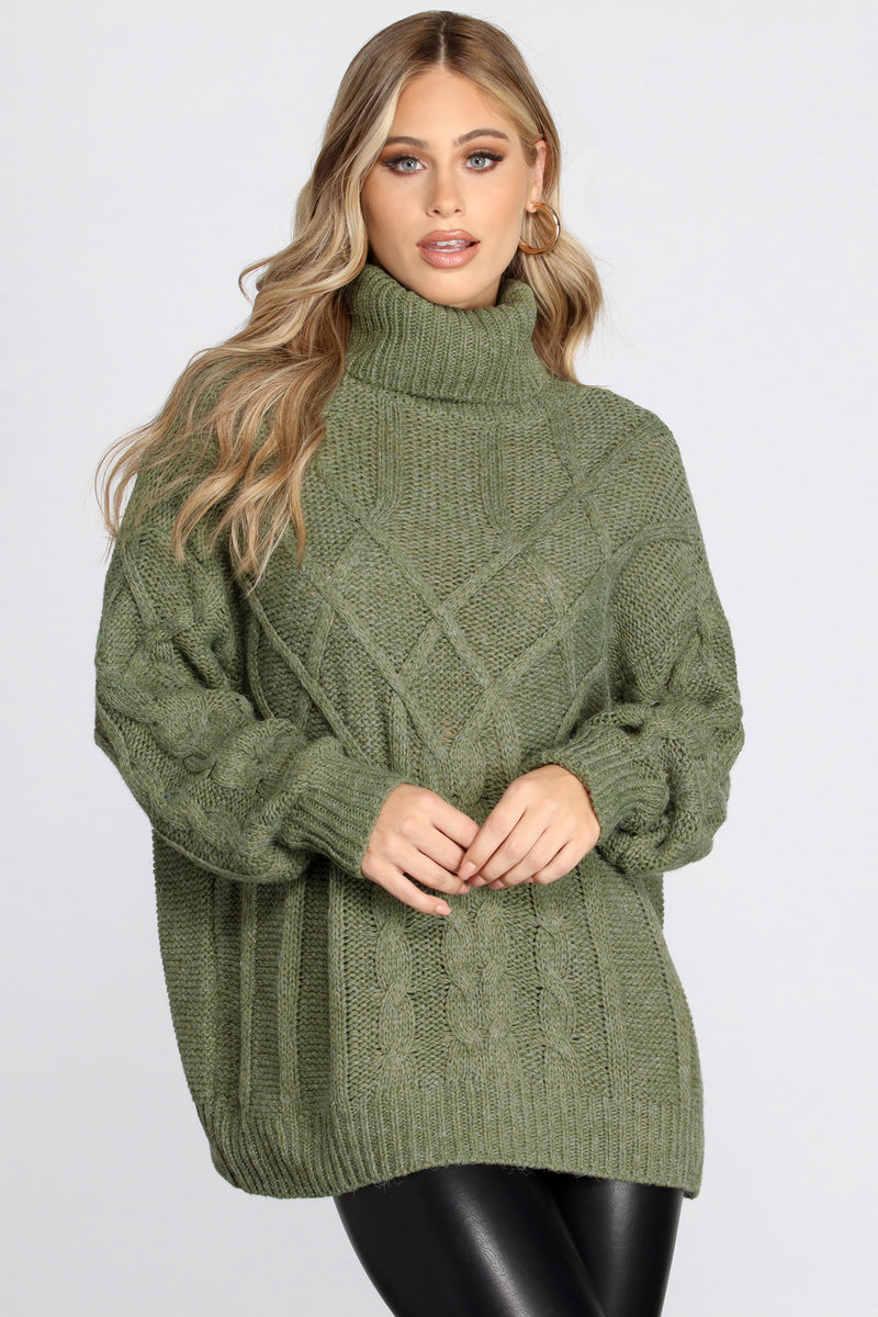 Wonderbaarlijk Oversized Cable Knit Sweater – Windsor FR-12