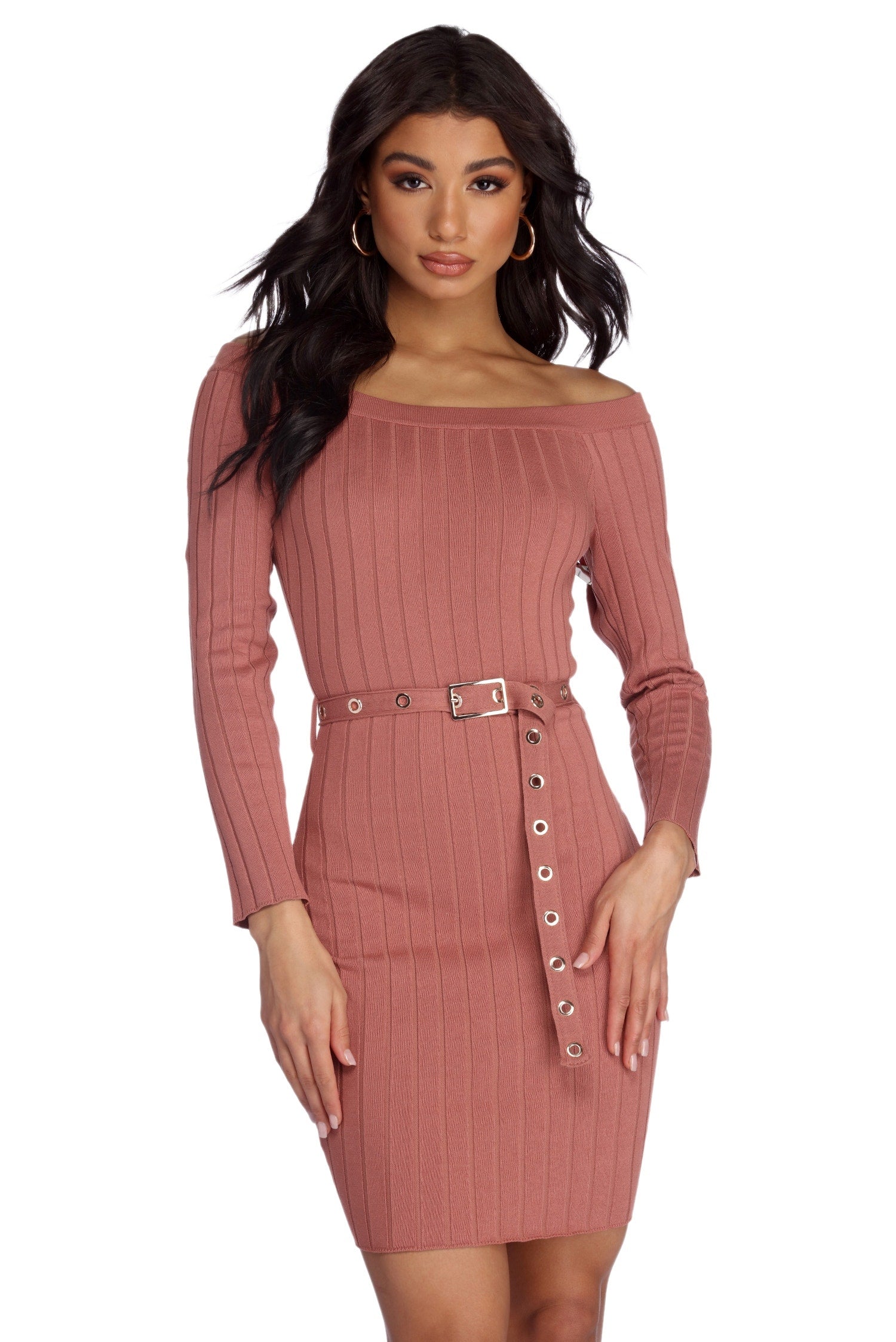 sweater dress fitted