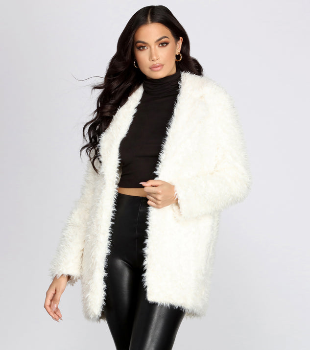 No Chill Faux Fur Long Jacket#N#& Windsor
