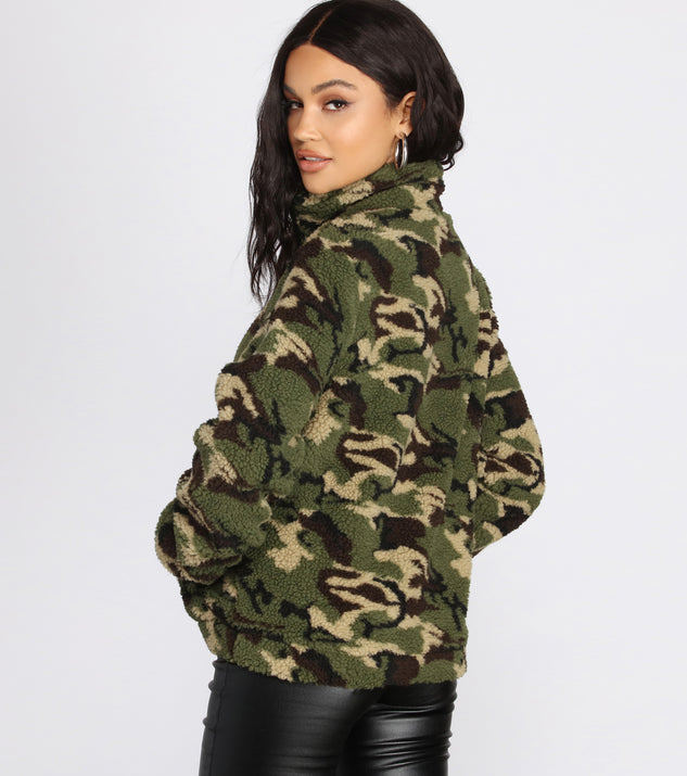 Now You See Me Faux Fur Camo Jacket & Windsor