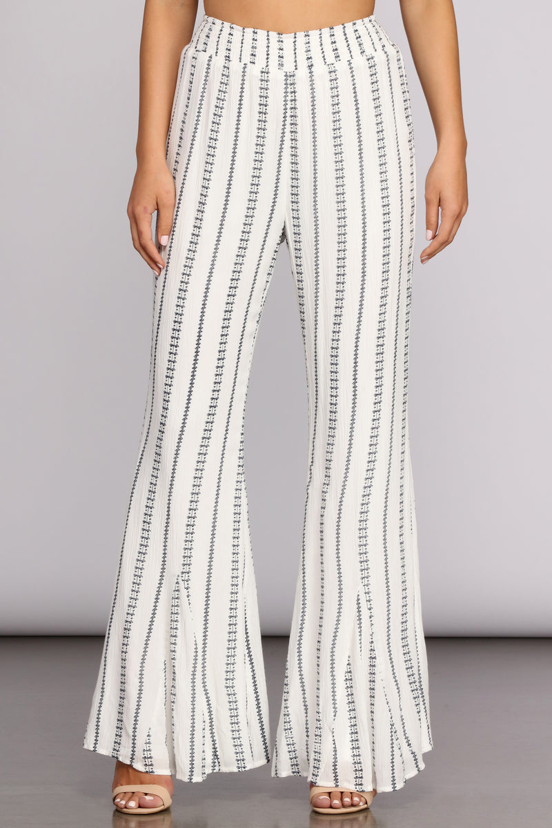 loose striped pants