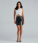 Total Glam Girl Rhinestone Fringe Mini Skirt