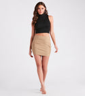 Lowkey Style Cargo Mini Skirt