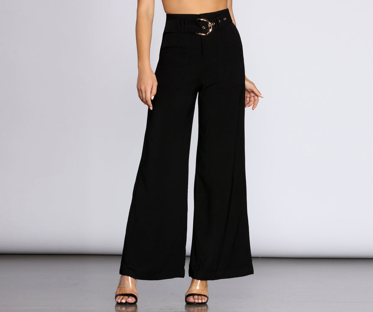 Easy Going Wide Leg Trousers & Windsor