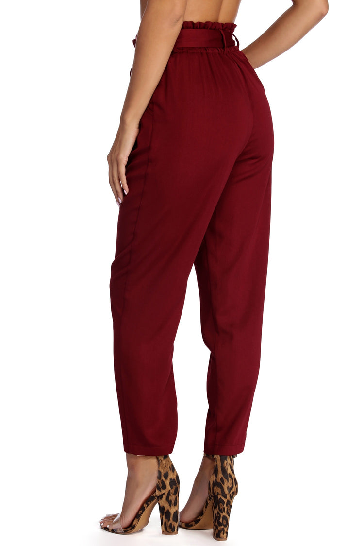 Tapered Tease High Waist Dress Pants And Windsor 2171