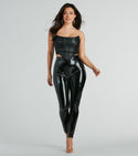 Womens Faux-leather  Leggings by Windsor