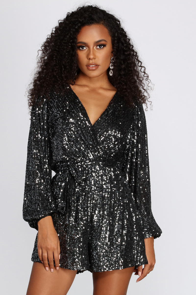 sequin romper canada