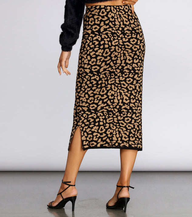 Live For The Leopard Print Midi Skirt & Windsor
