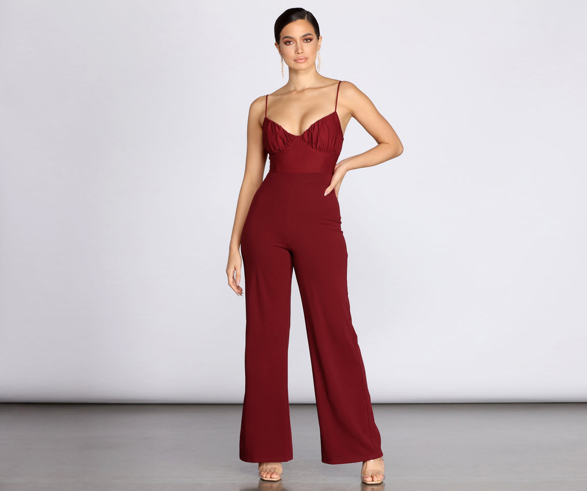 Ruched Bust Jumpsuit & Windsor