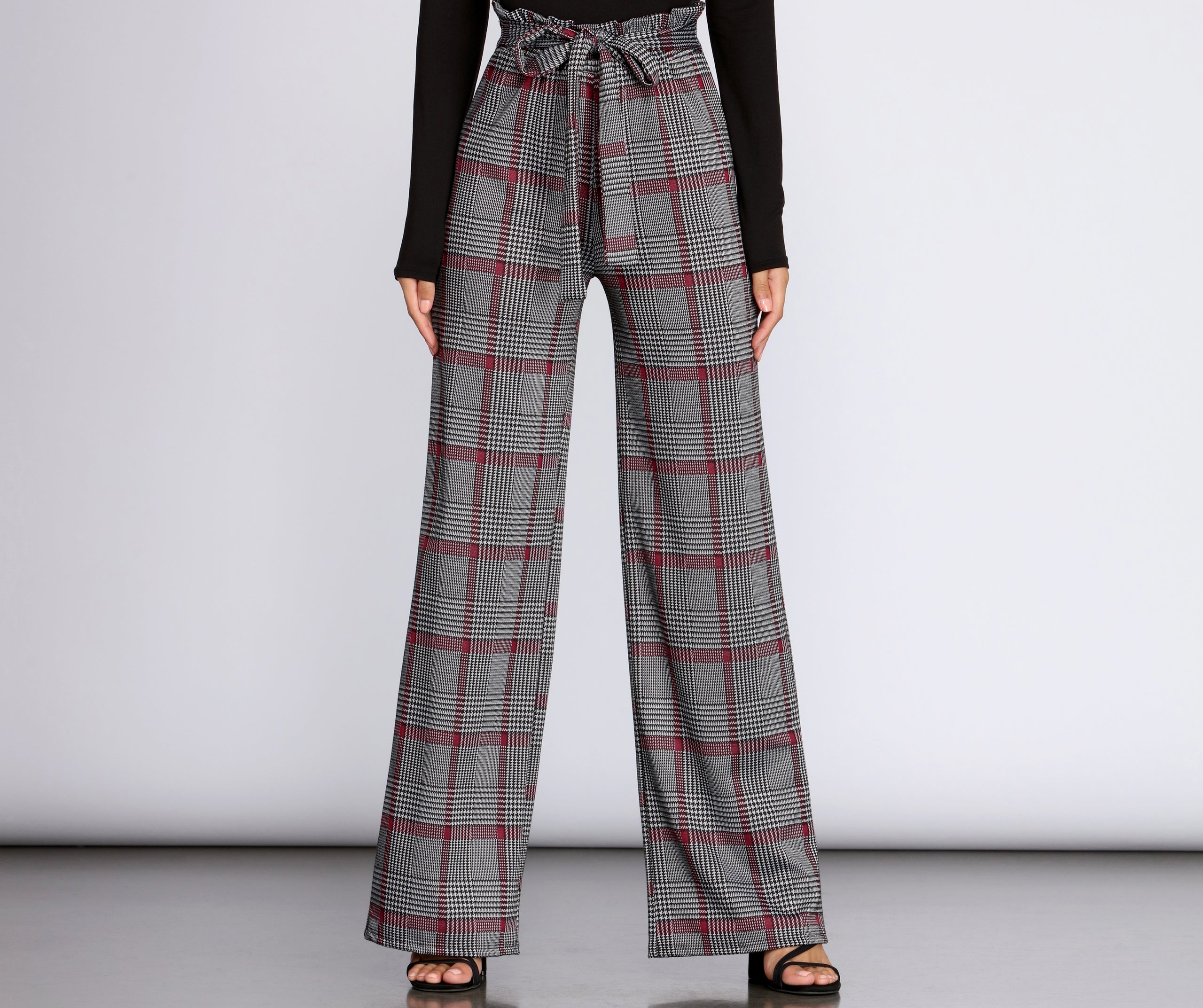 paper bag plaid pants