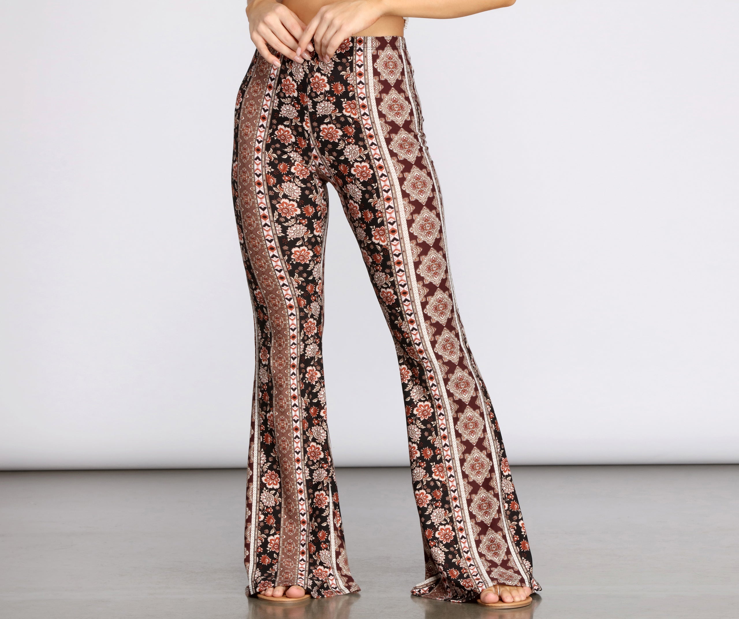 boho flare leggings