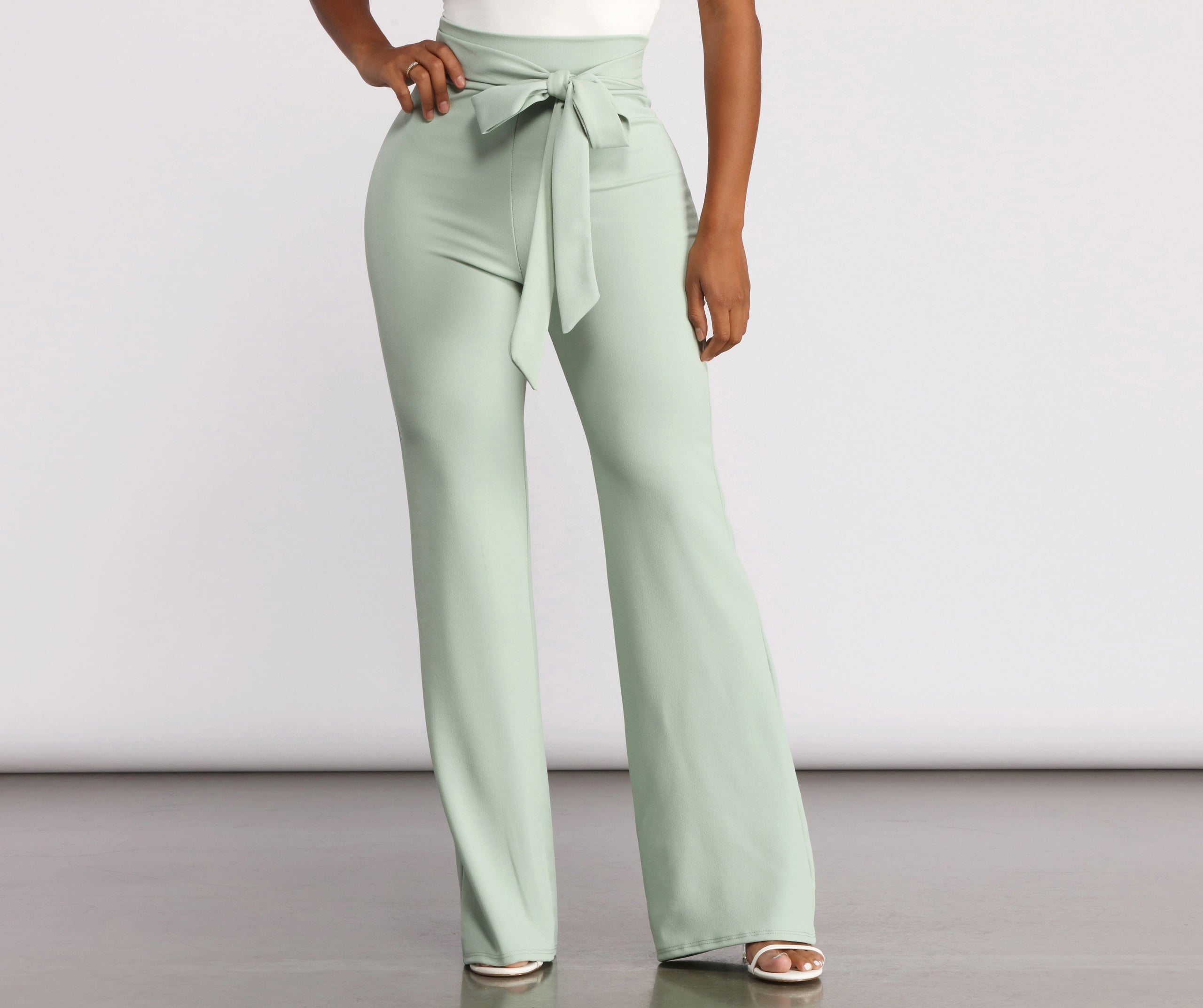 wide leg professional pants