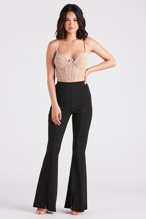 Nicki High Waist Faux Leather Corset Cincher Pants – The Twisted Chandelier