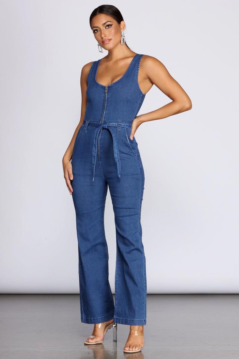 denim romper canada