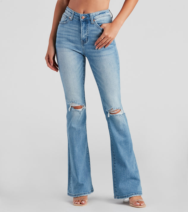 Bri High-Rise Flare Jeans by Windsor Denim