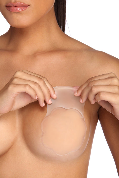 Plain B. Women Breast Petals Reusable Self Adhesive Silicone