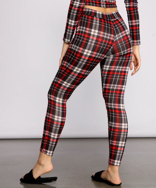 Classic Plaid Pajama Leggings & Windsor