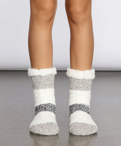 Toasty Toes Non-Slip Fuzzy Socks & Windsor