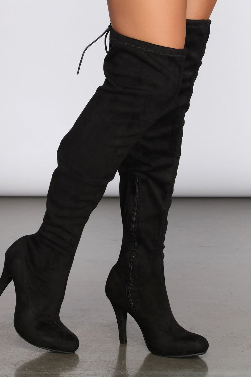 Wanderlust Over The Knee Stiletto Boots 