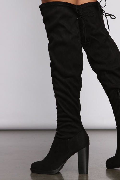 thigh high boots in store
