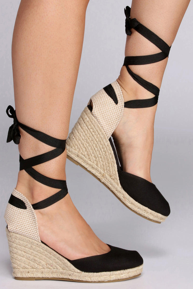 strap up espadrilles